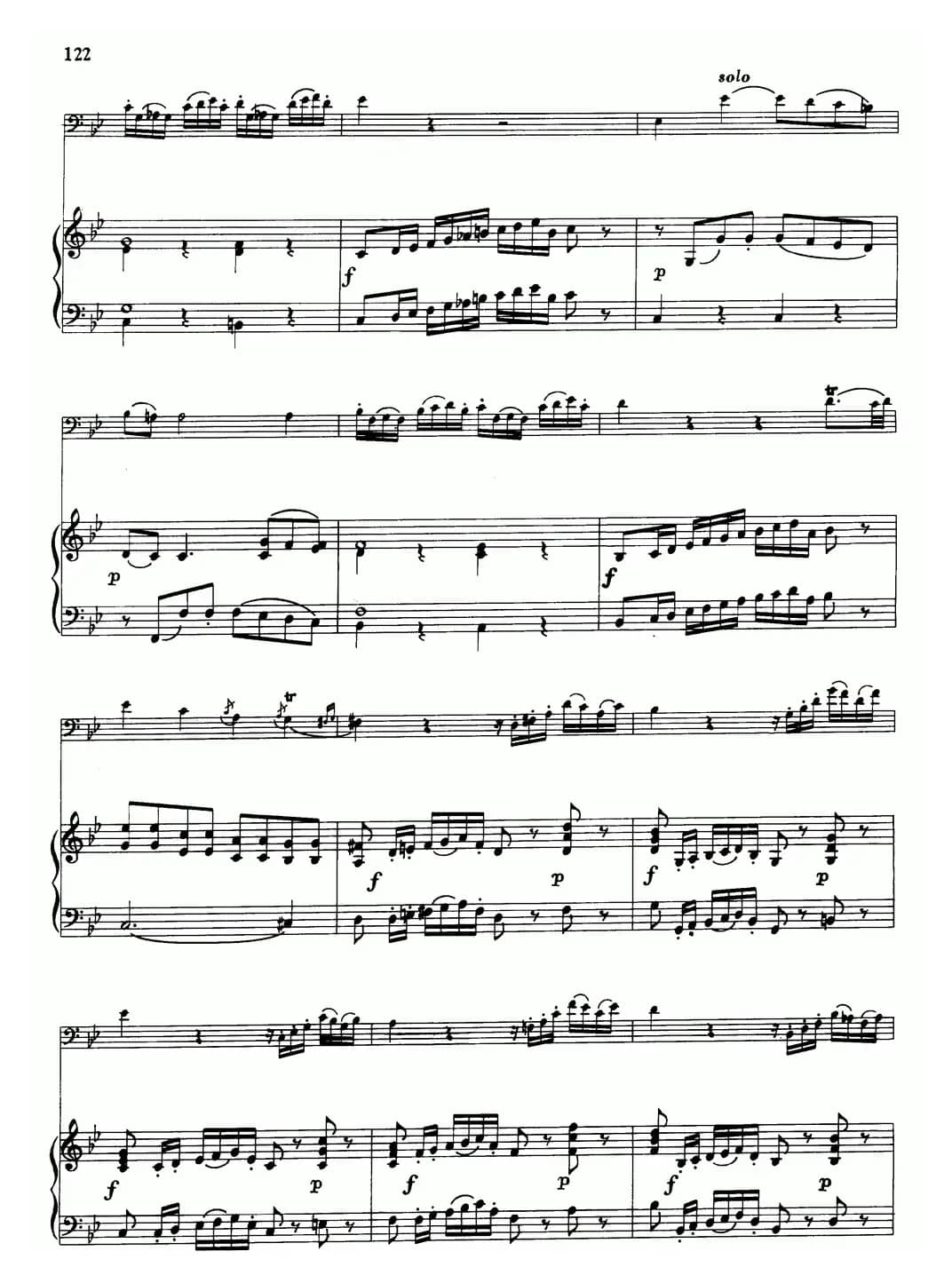 降B大调协奏曲（大管+钢琴伴奏）