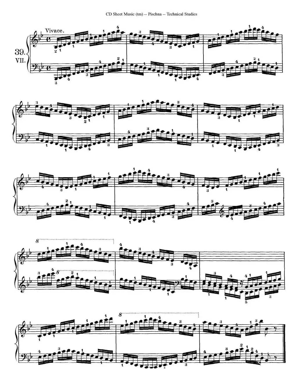 Technical Studies 60 Progressive Exercises (60首钢琴循序渐进练习曲 P61——70)