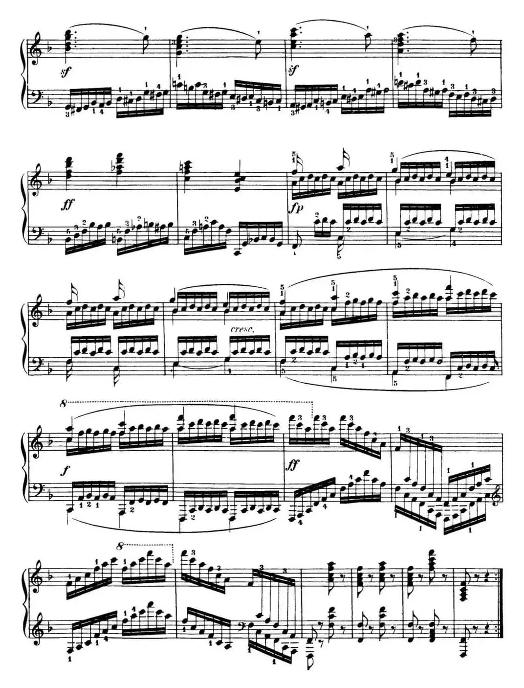 40首车尔尼Op.299钢琴快速练习曲（NO.40）