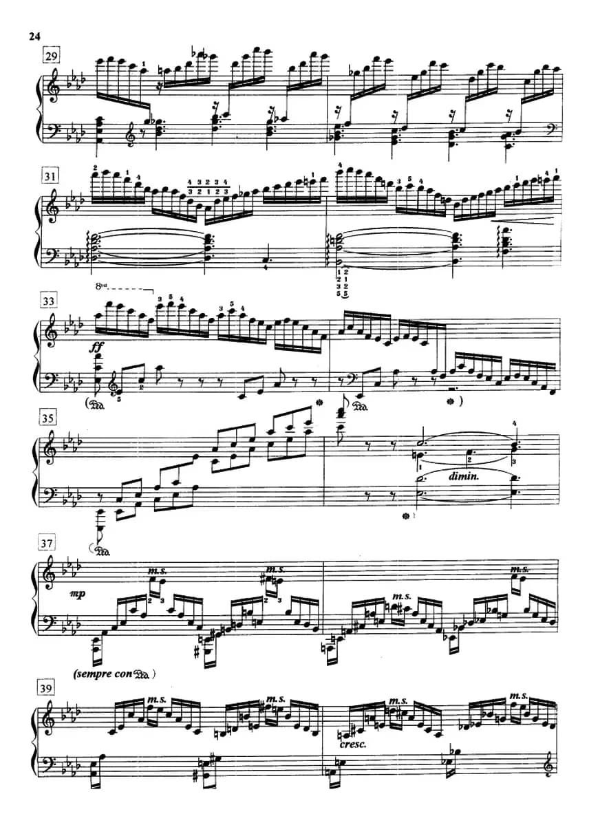 莫什科夫斯基练习曲（Op.72.No.11）