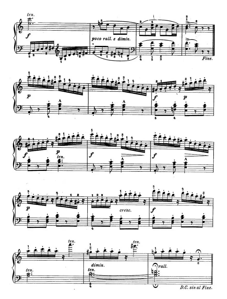 儿童钢琴进阶练习曲50首之37