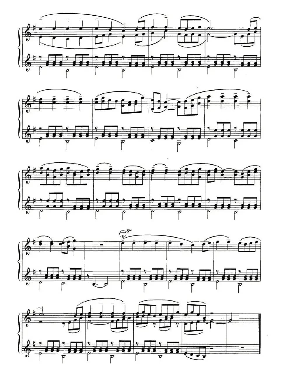 斯特拉文斯基 - 八首自由低音手风琴小品