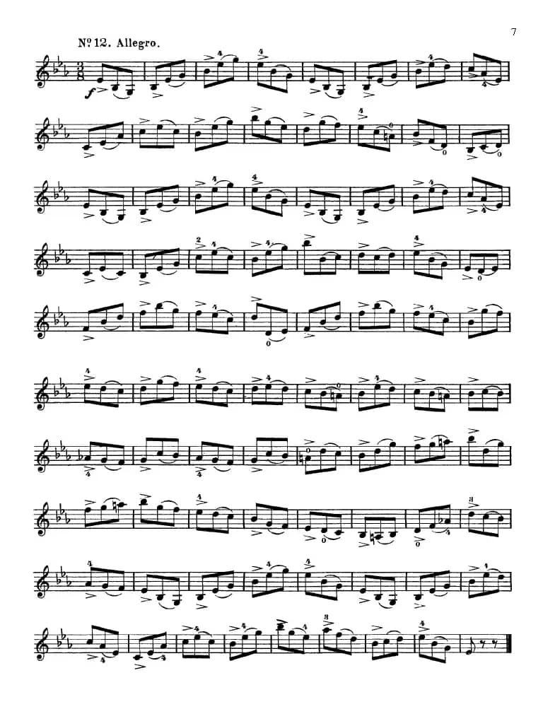 沃尔法特60首练习曲 Op.45（第1-10页）