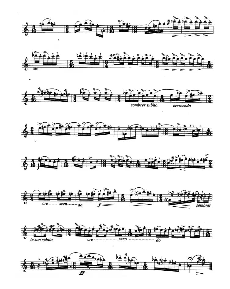 单簧管考级教材·第十级