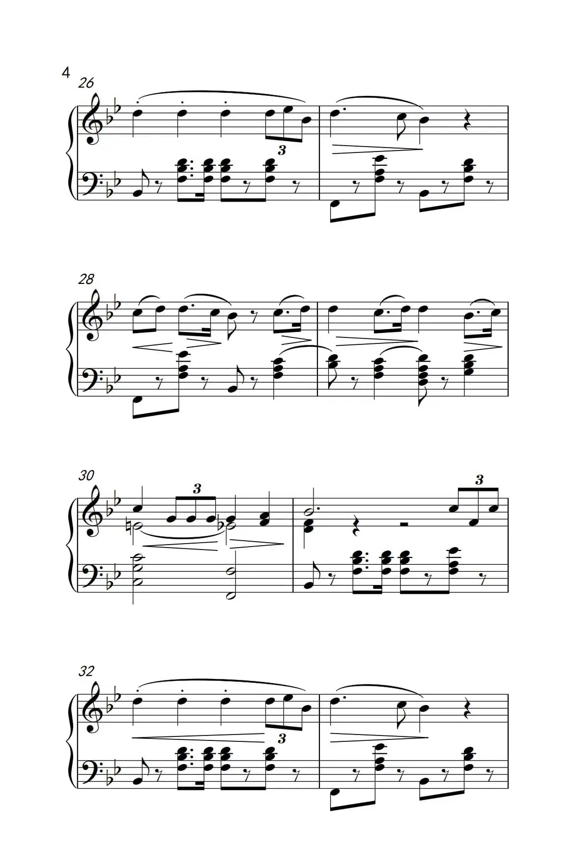 大进行曲（老年大学 钢琴教程 3）