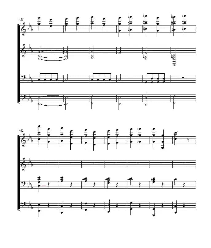 命运交响曲（四手联弹）