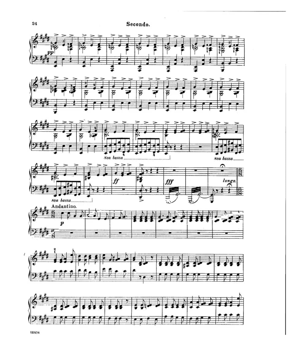 L'Arlesienne Suite No·1（阿莱城姑娘·第一组曲·四手联弹）