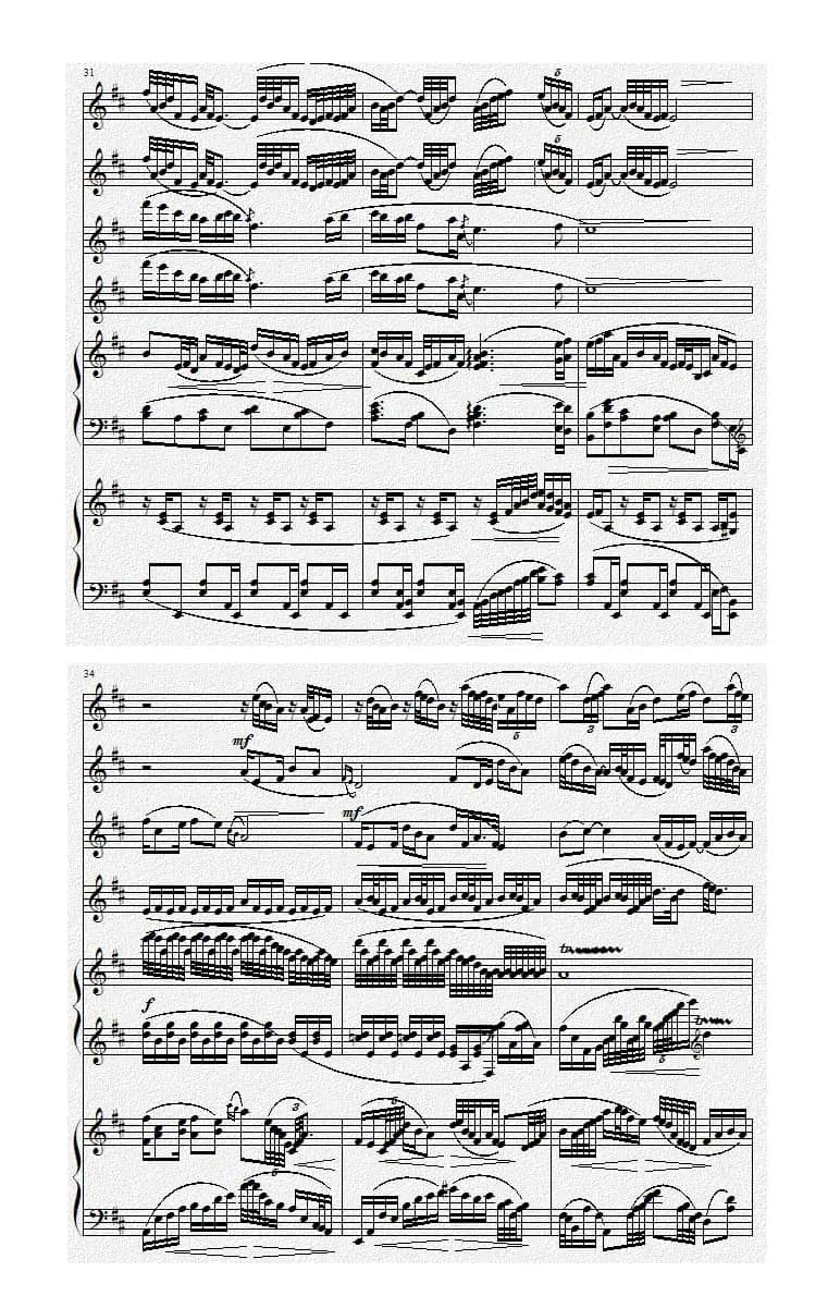 巴蜀风华情（二胡与双钢琴）