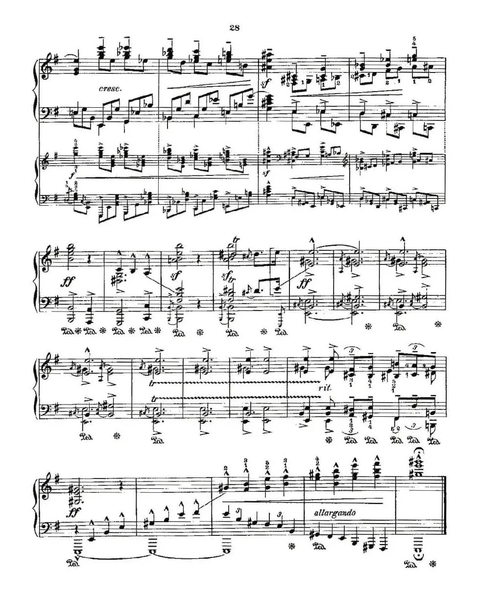 肖邦《练习曲》Fr.Chopin Op.25 No5-1