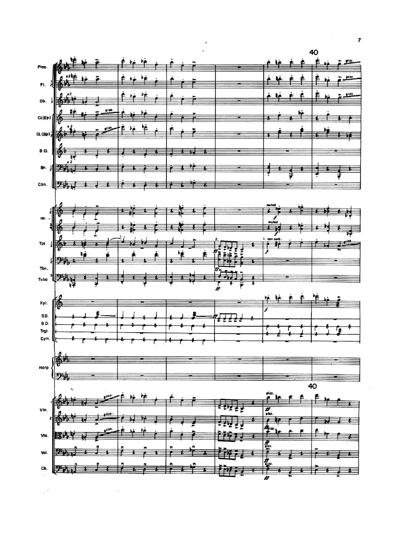 OVERTURE TO CANDIDE（《坎迪德》序曲）（交响乐总谱）