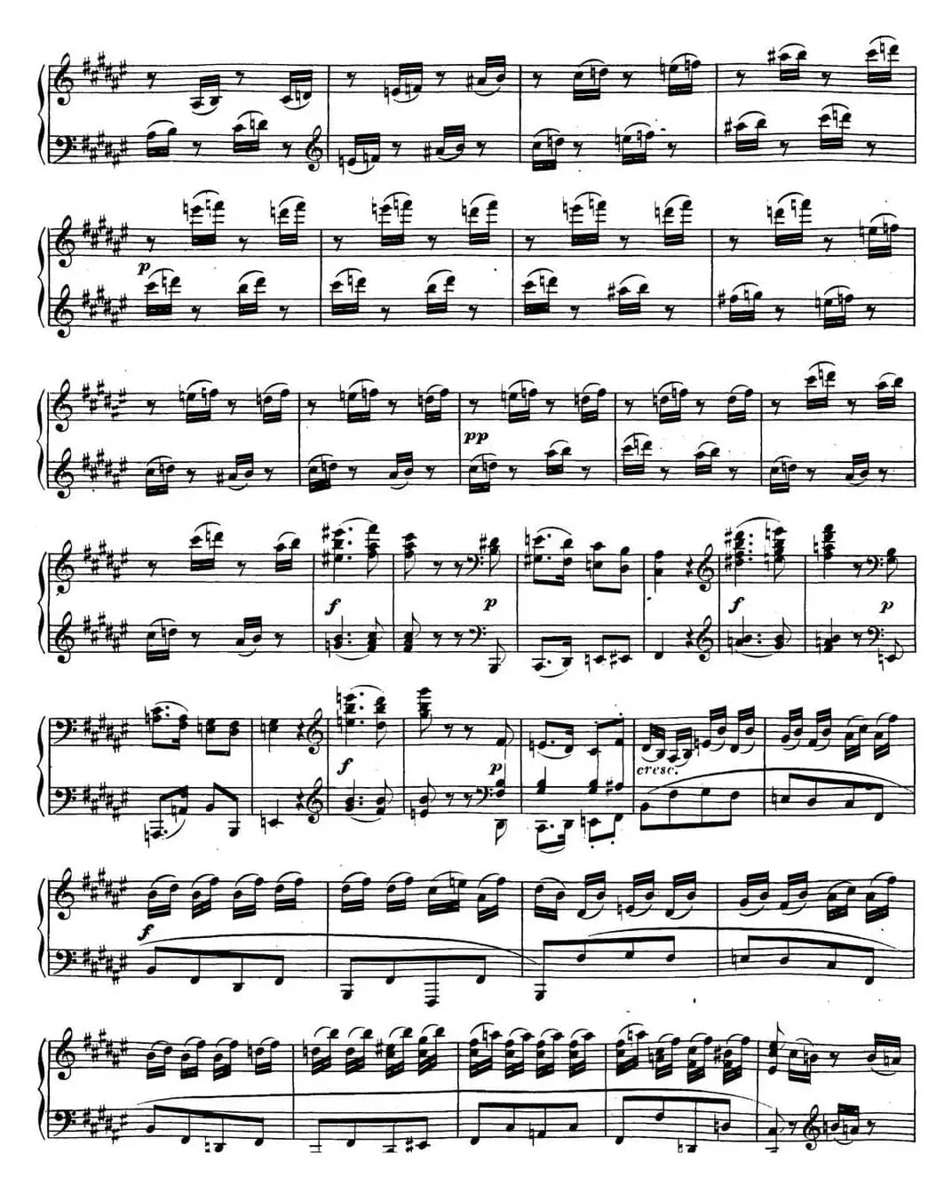 贝多芬钢琴奏鸣曲24 泰丽莎 升F大调 Op.78 F-sharp major