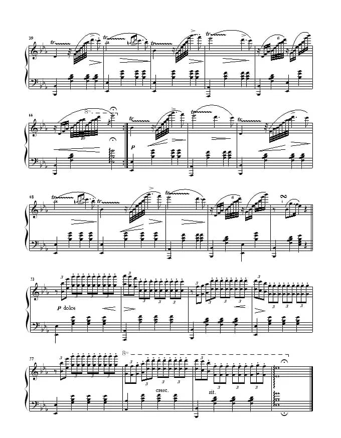 少女的祈祷（巴达尔切夫斯卡作曲、京寒制谱）