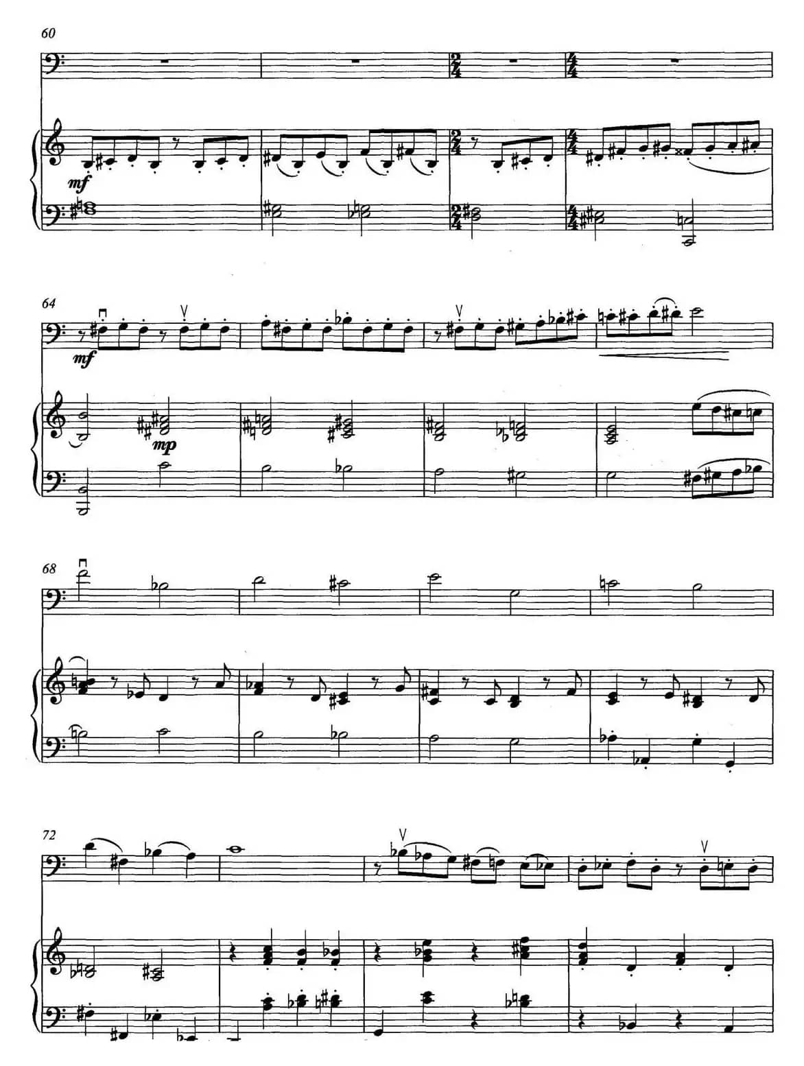 随想曲（低音提琴+钢琴伴奏）