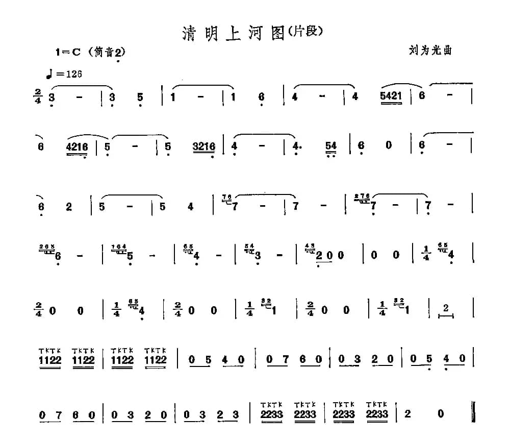 清明上河图（片段）（洞箫）
