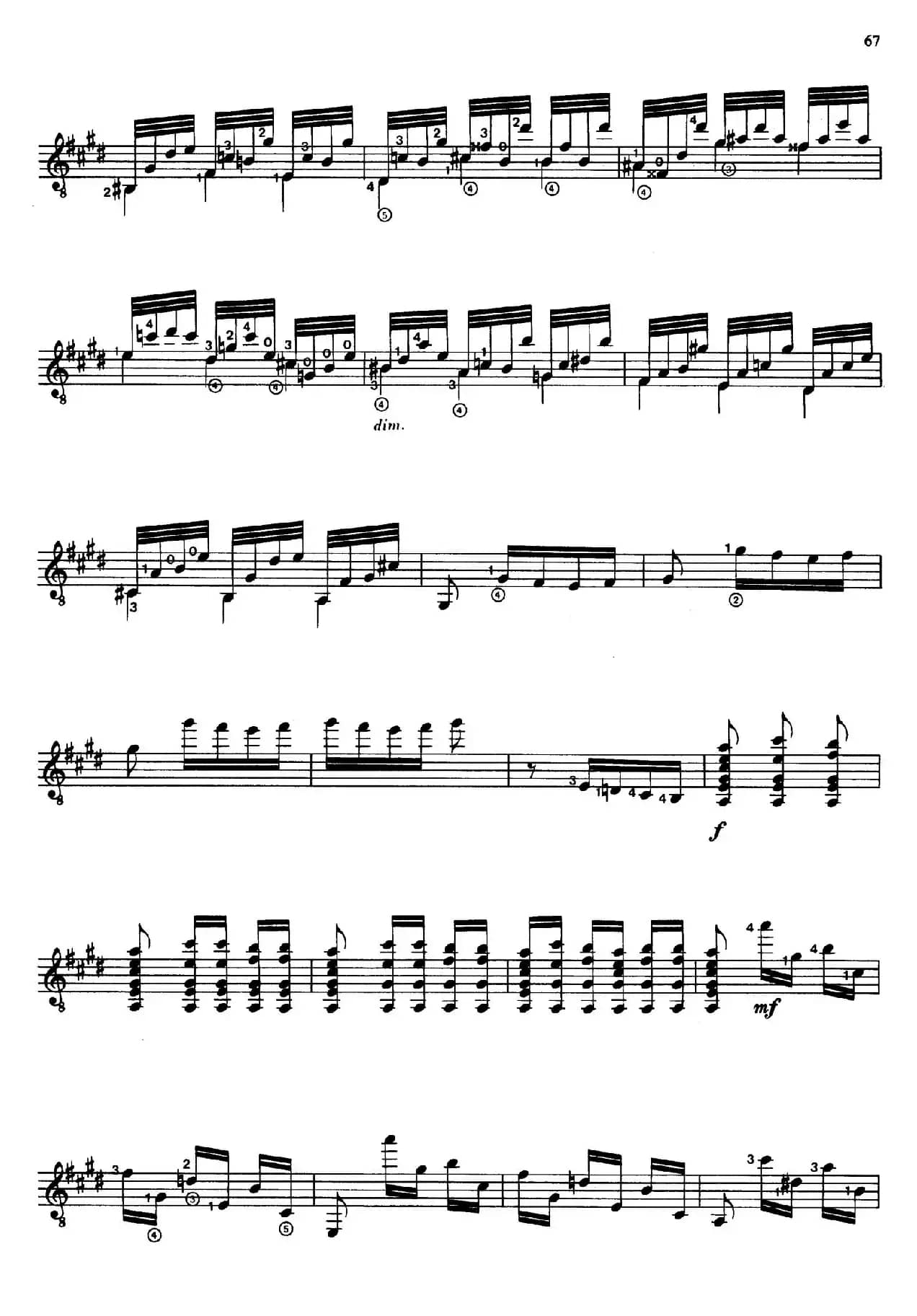 Joaquin Rodrigo Music for Guitar（罗德里戈吉他音乐P61-68）（古典吉他）