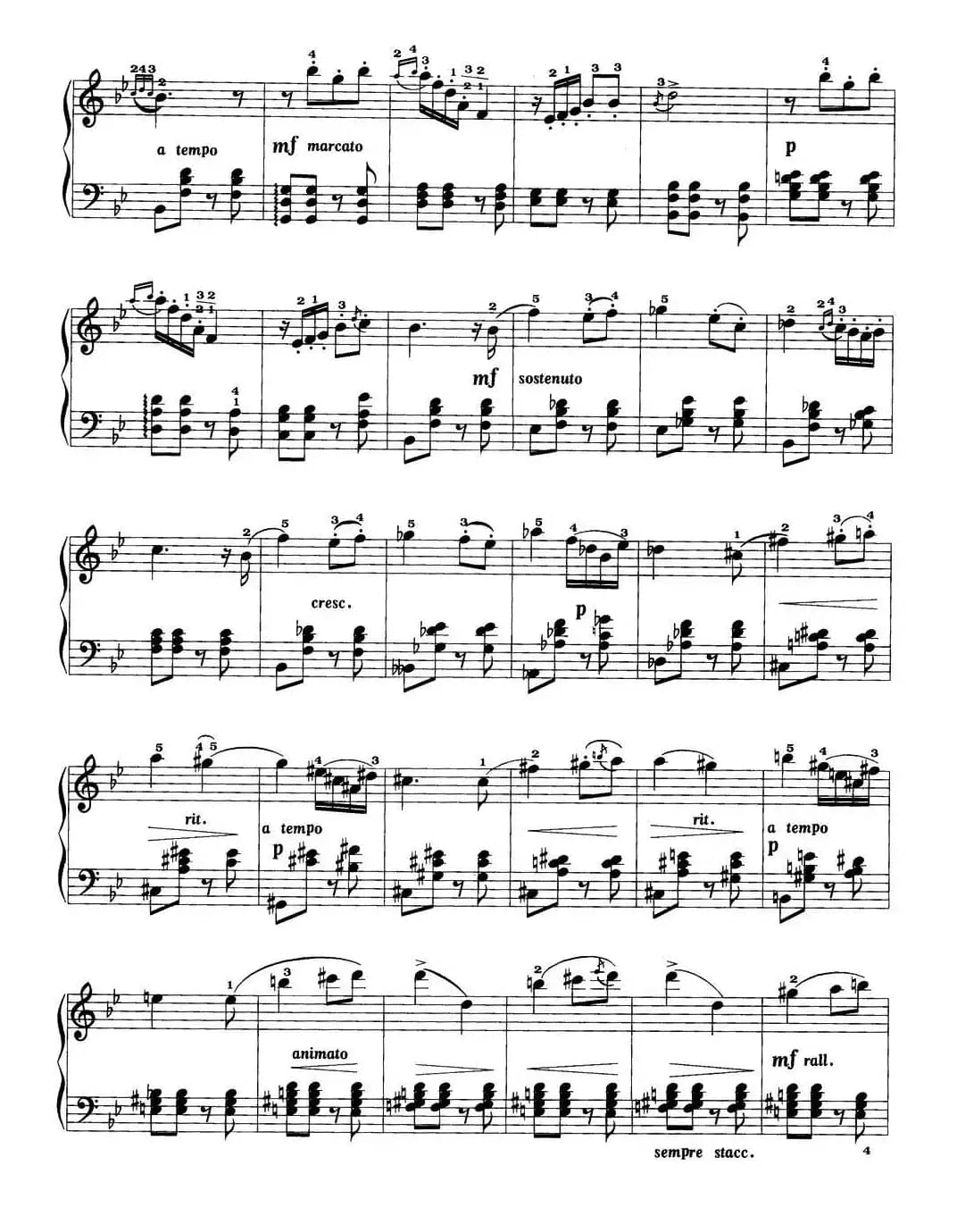 坎佐内塔（选自小提琴协奏曲）