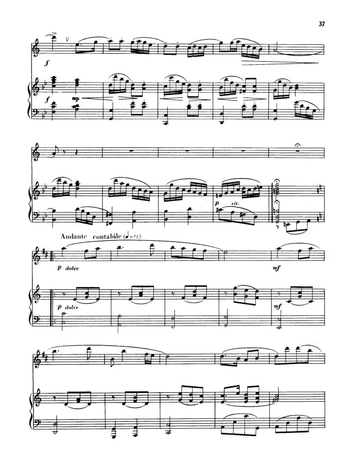 回旋曲（单簧管+钢琴伴奏）