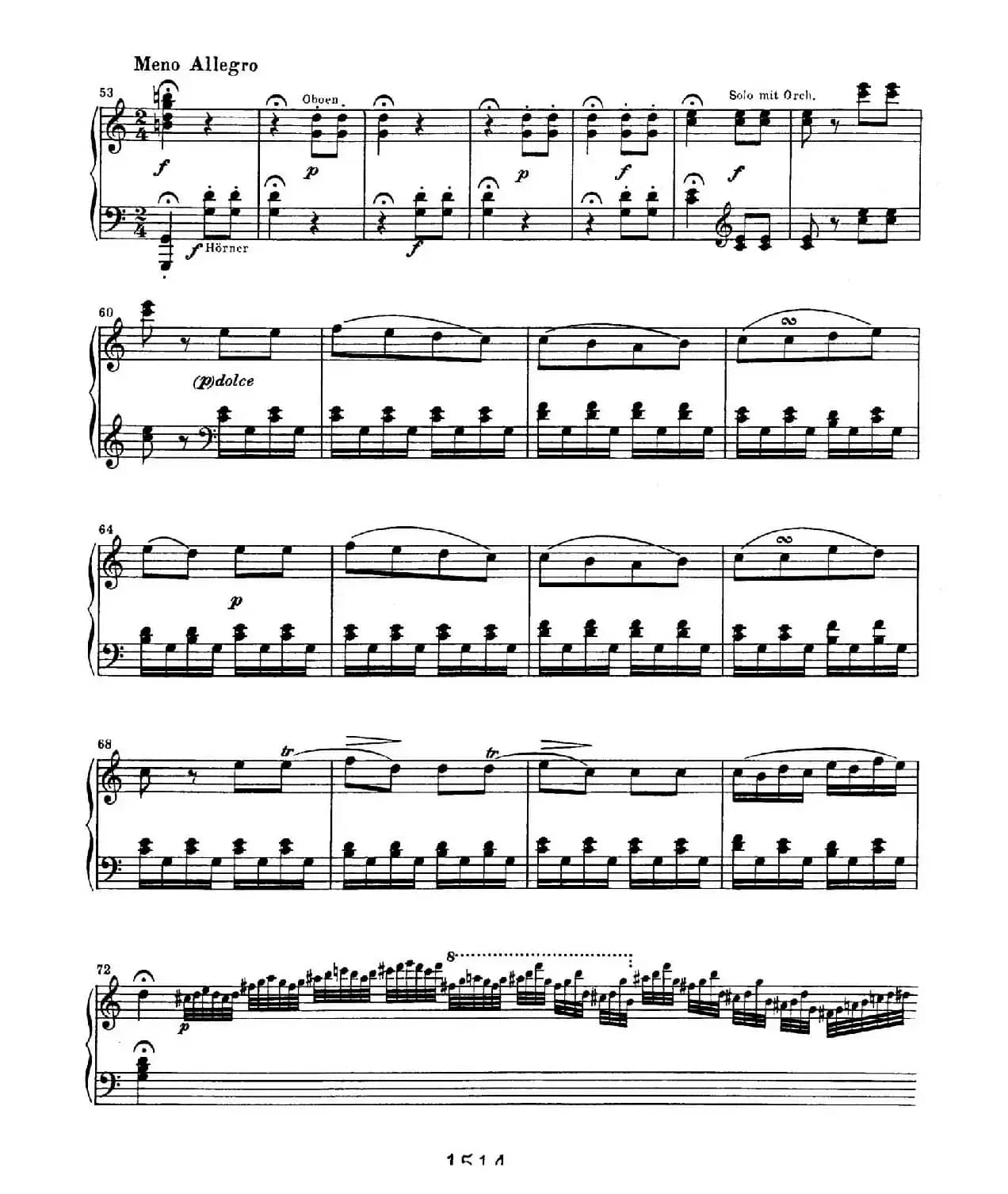 Choral Fantasia in c Minor Op.80（c小调合唱幻想曲·钢琴独奏版）