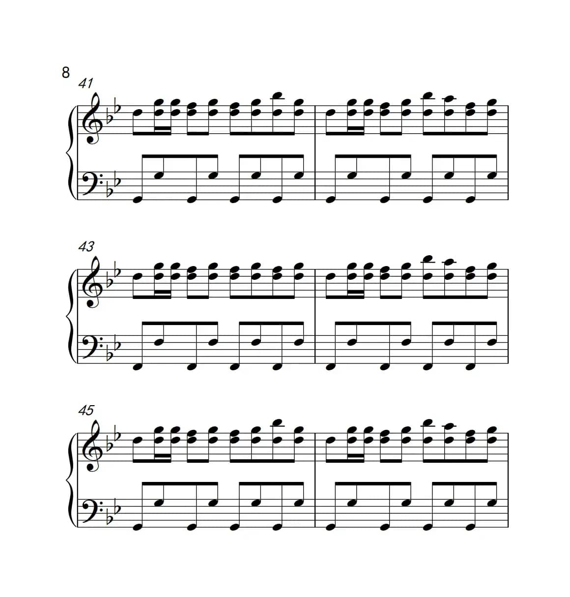 小苹果（《弹吧音教》制谱版）