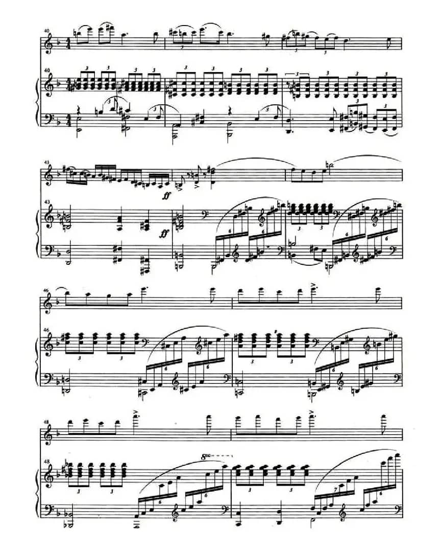 金色的秋天（小提琴+钢琴伴奏）