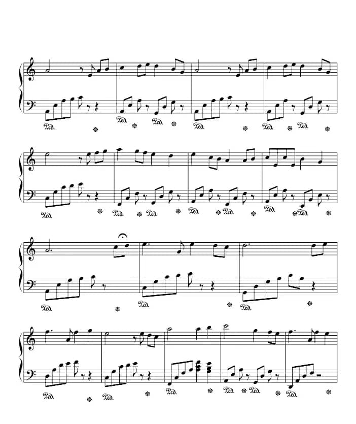 童年（班德瑞钢琴经典作品 简易演奏版）