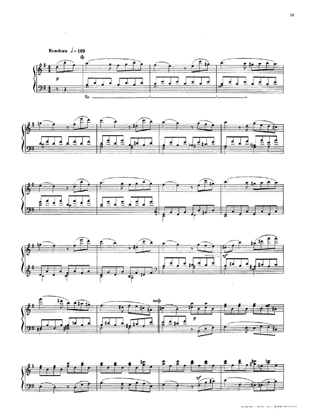 Sonatina in G Major（G大调钢琴小奏鸣曲）