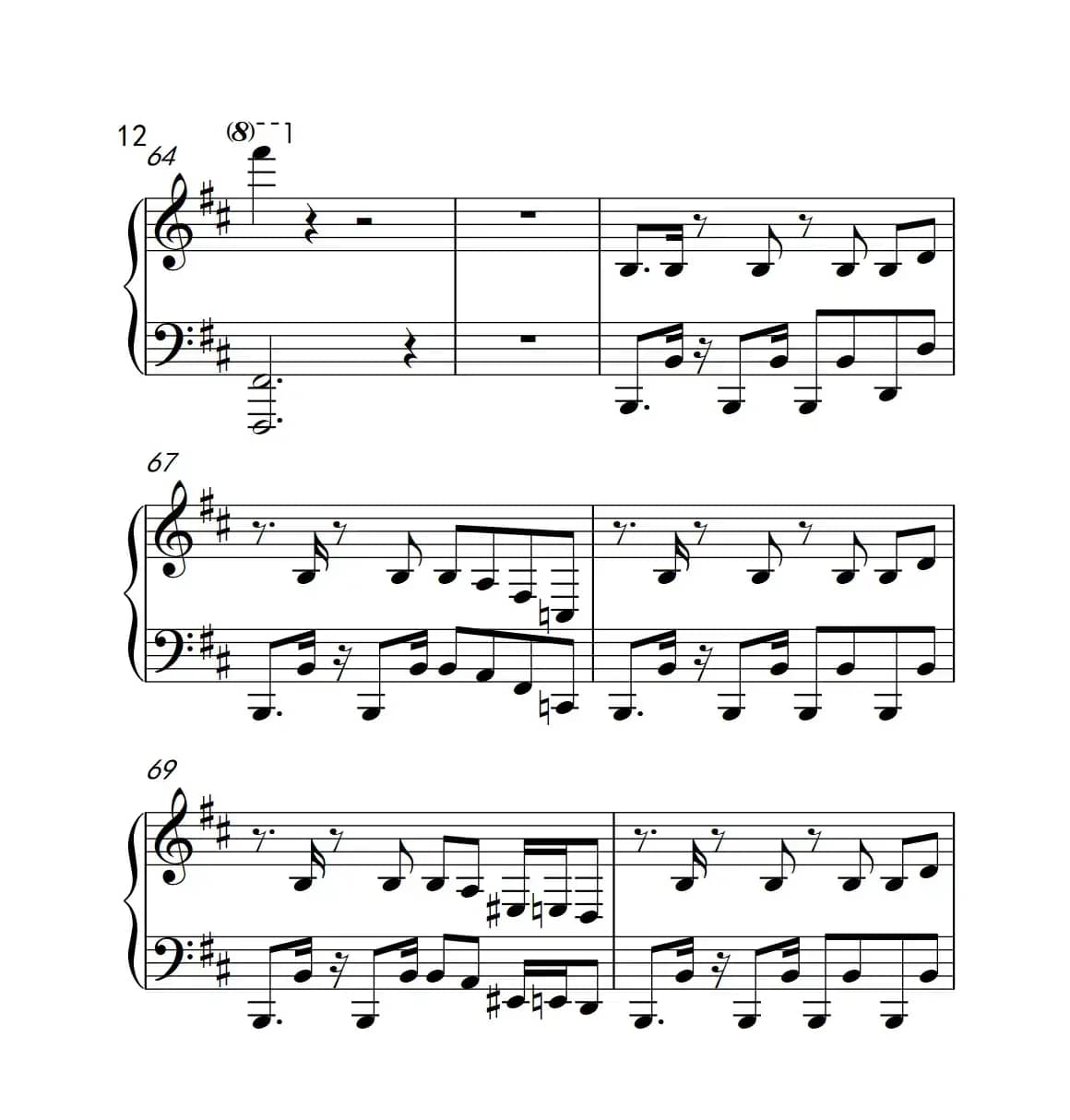 江南style（《弹吧音教》制谱版）