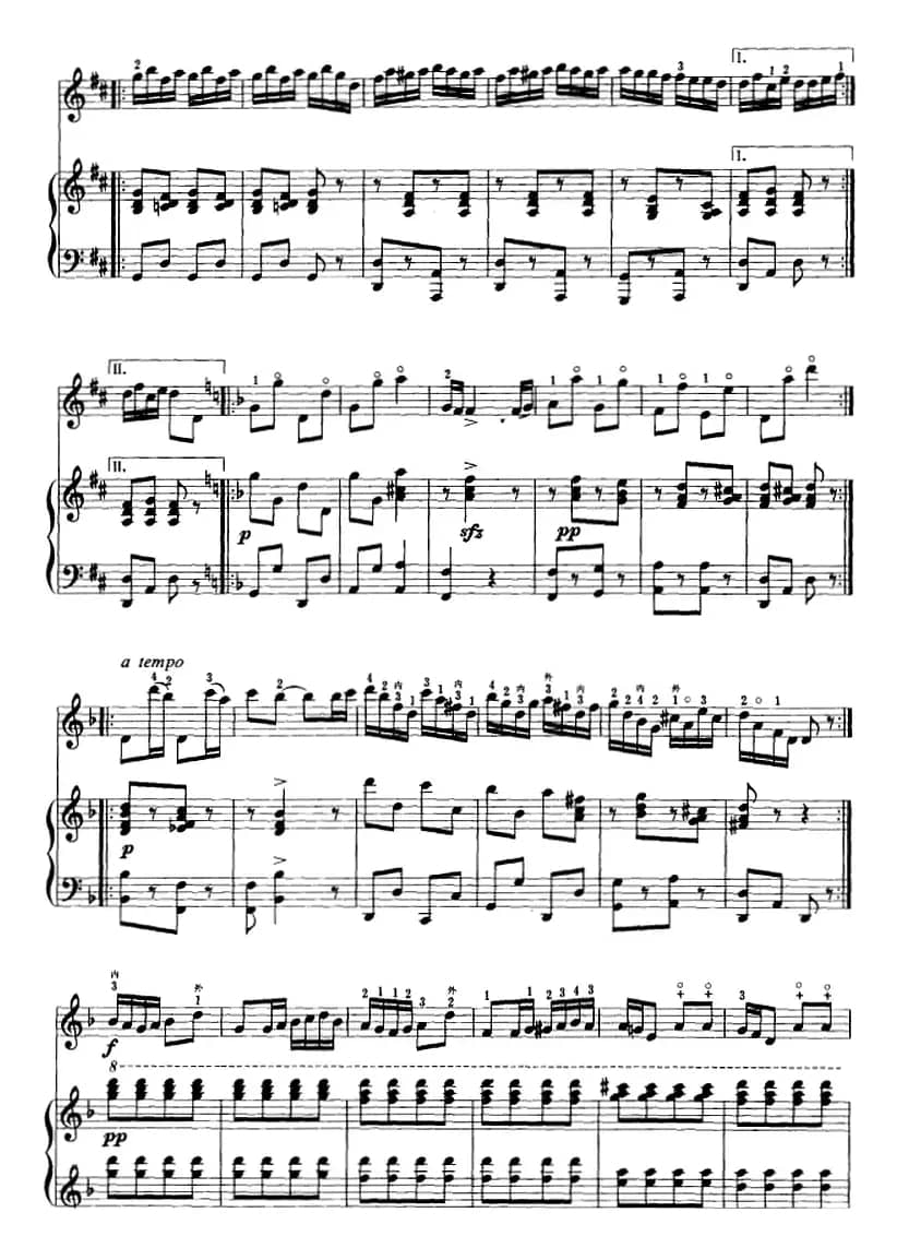 流浪者之歌（二胡+钢琴伴奏）