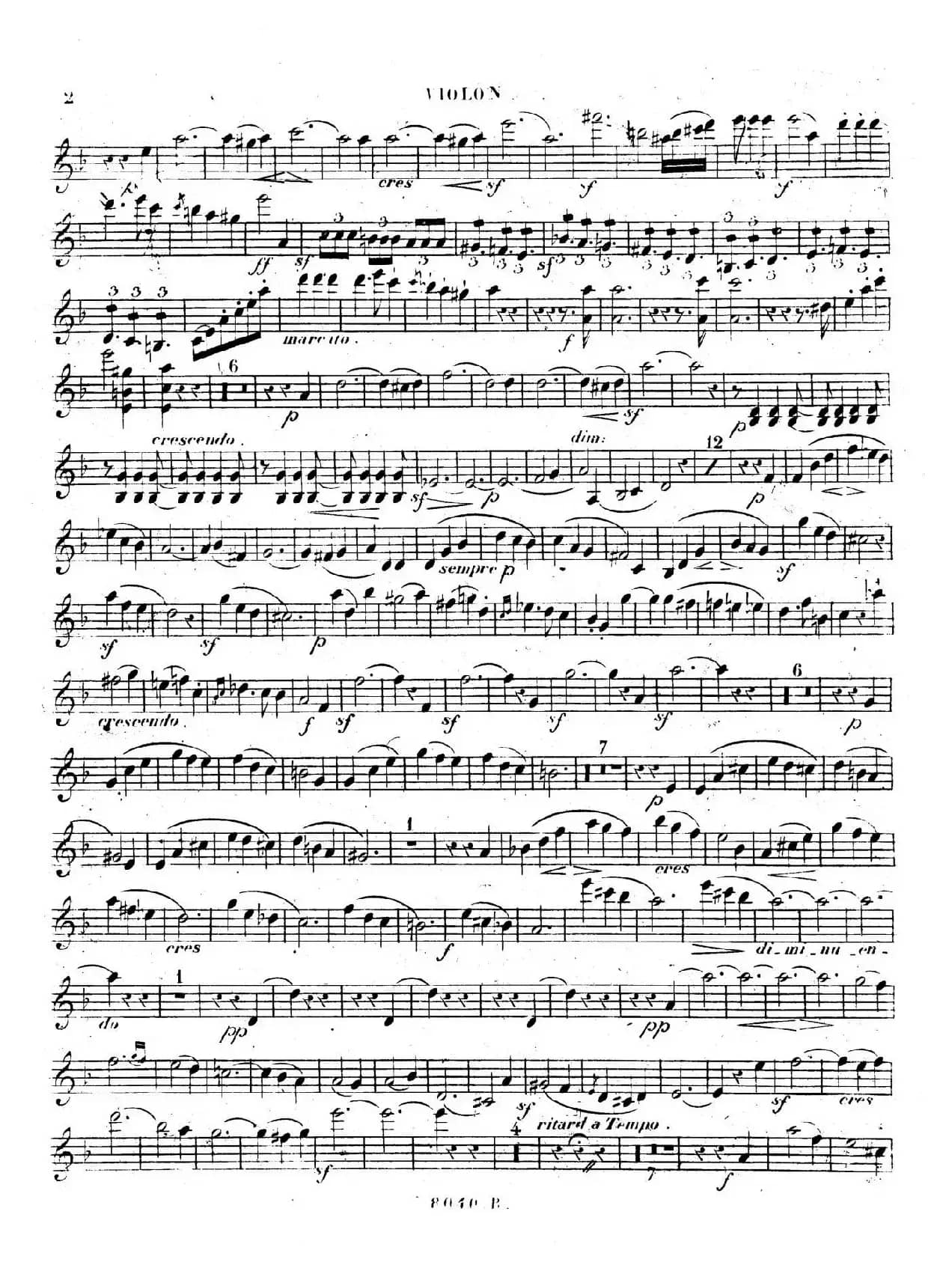 Piano Trio No.1 in d Minor Op.49（d小调第一钢琴三重奏·小提琴独奏版）