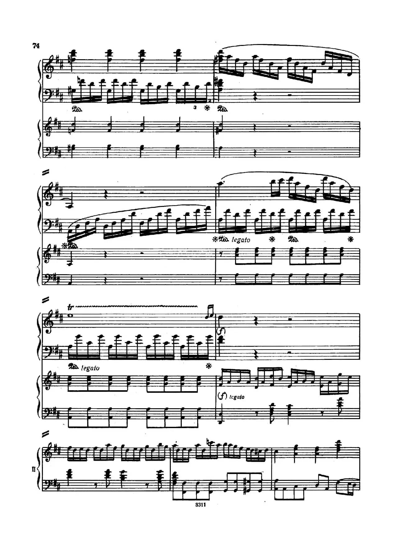 Concerto no 5 K 175 - 2 Piano（Ⅰ）