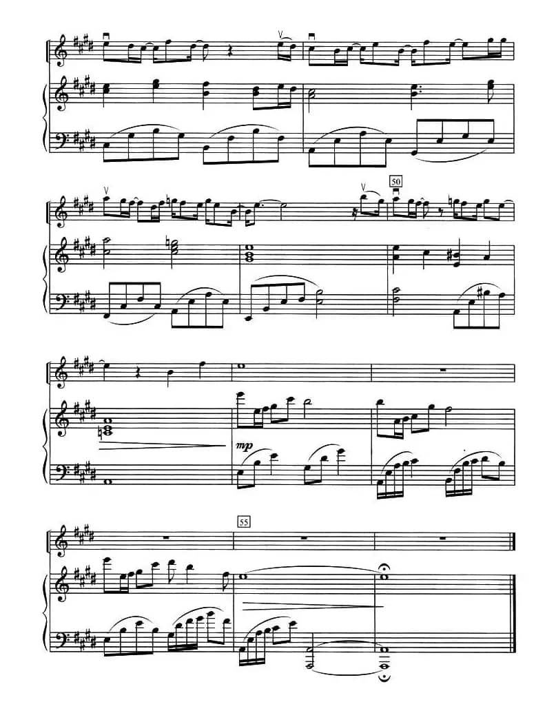 一千年以后（小提琴+钢琴伴奏）