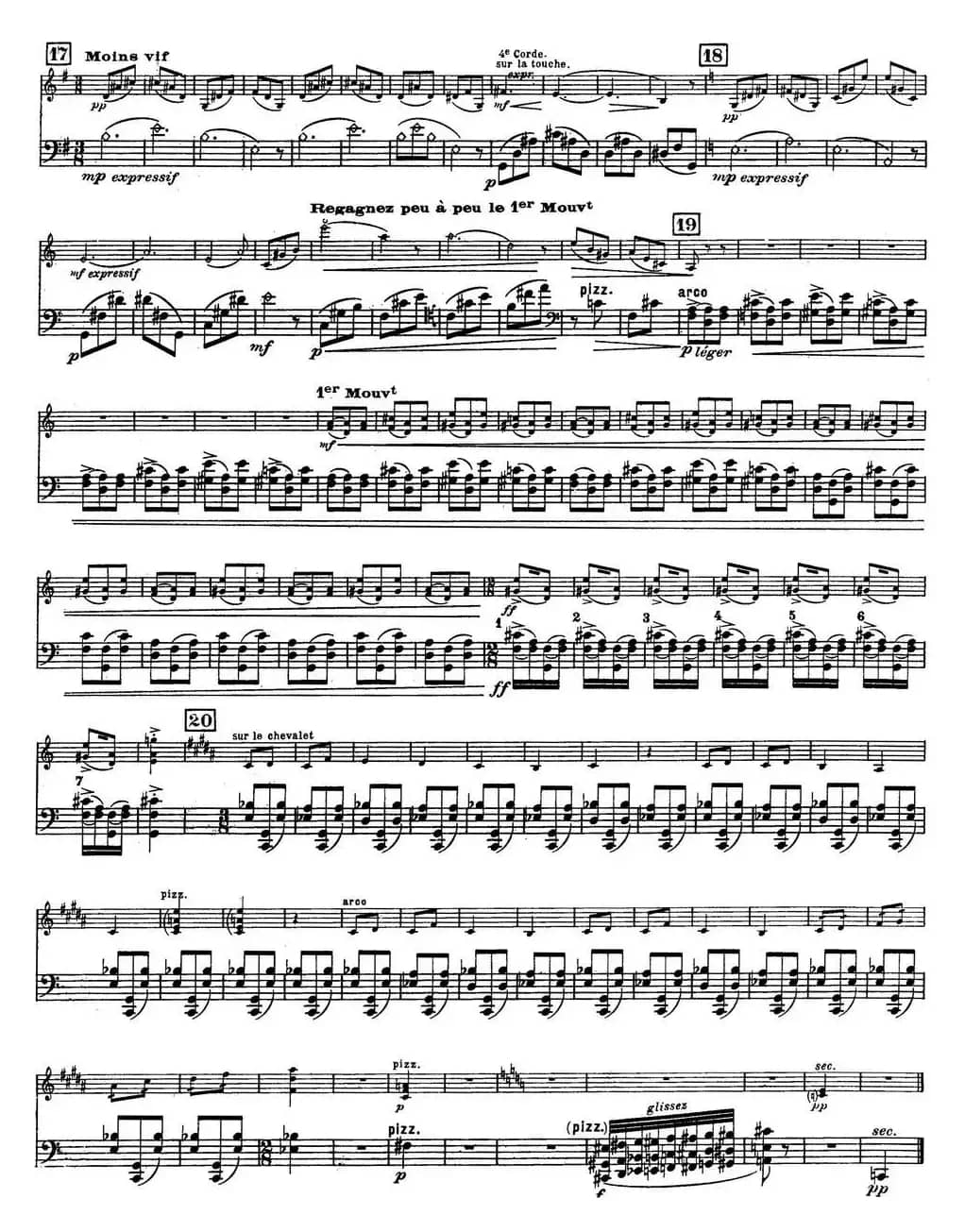 Sonate（小提琴+大提琴）