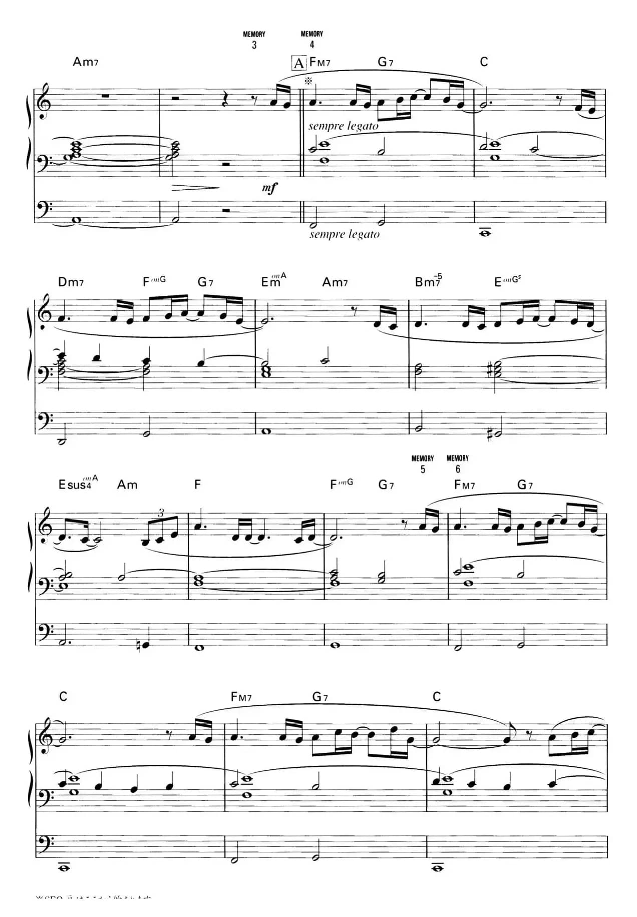 I wish…（双排键电子琴谱）