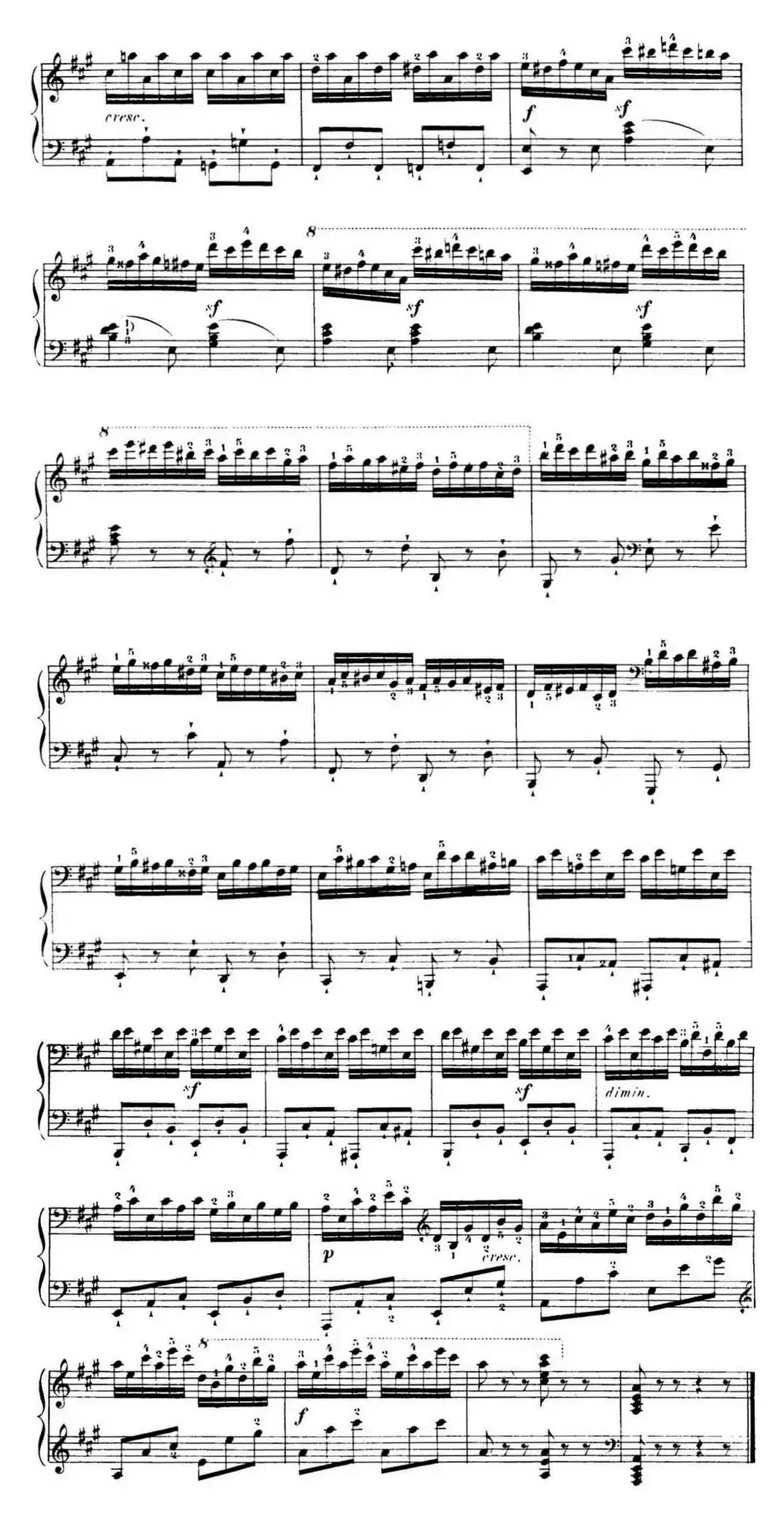 40首车尔尼Op.299钢琴快速练习曲（NO.23）