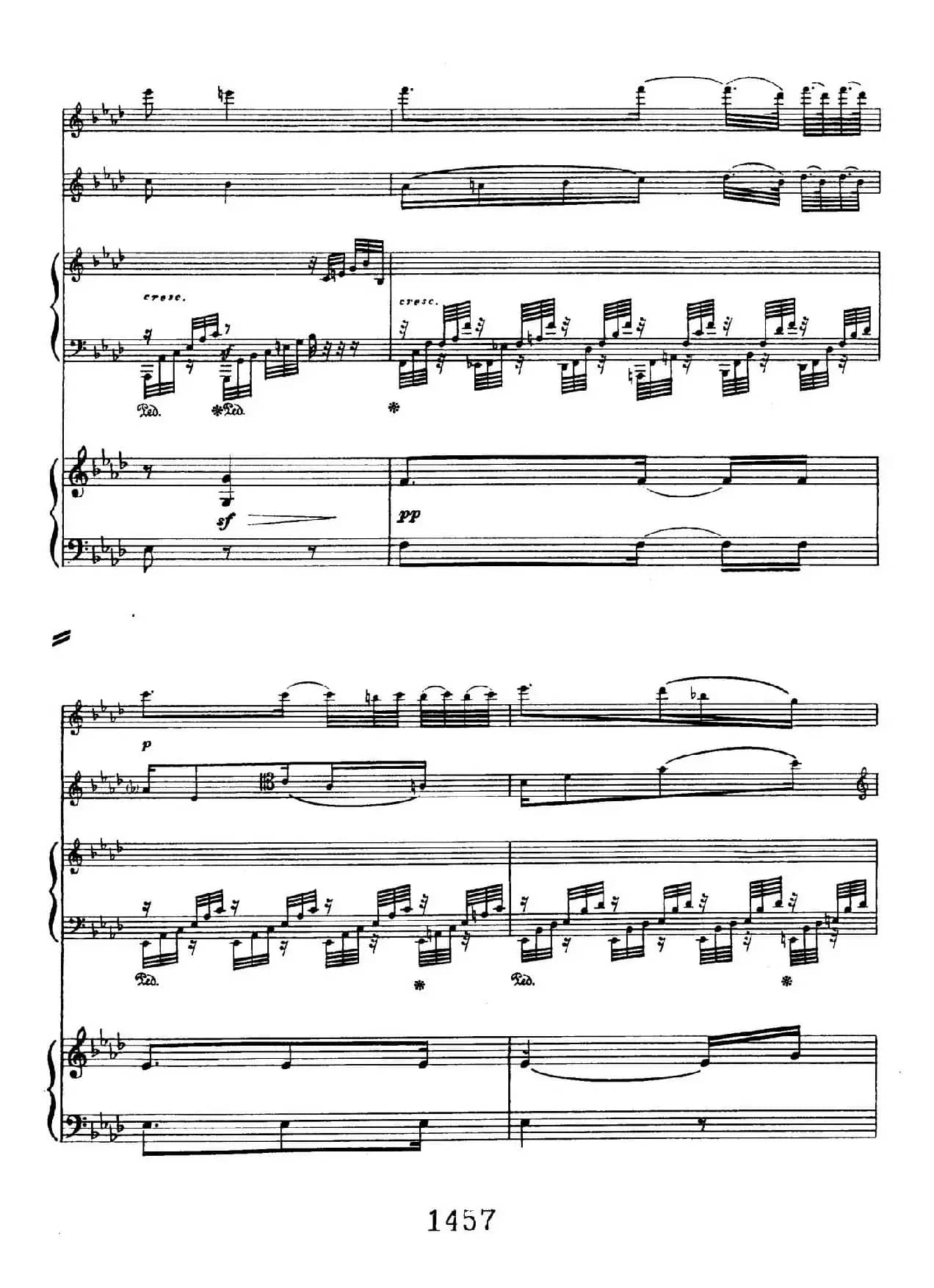 Triple Concerto in C Major Op.56（C大调三重协奏曲·双钢琴·Ⅱ）