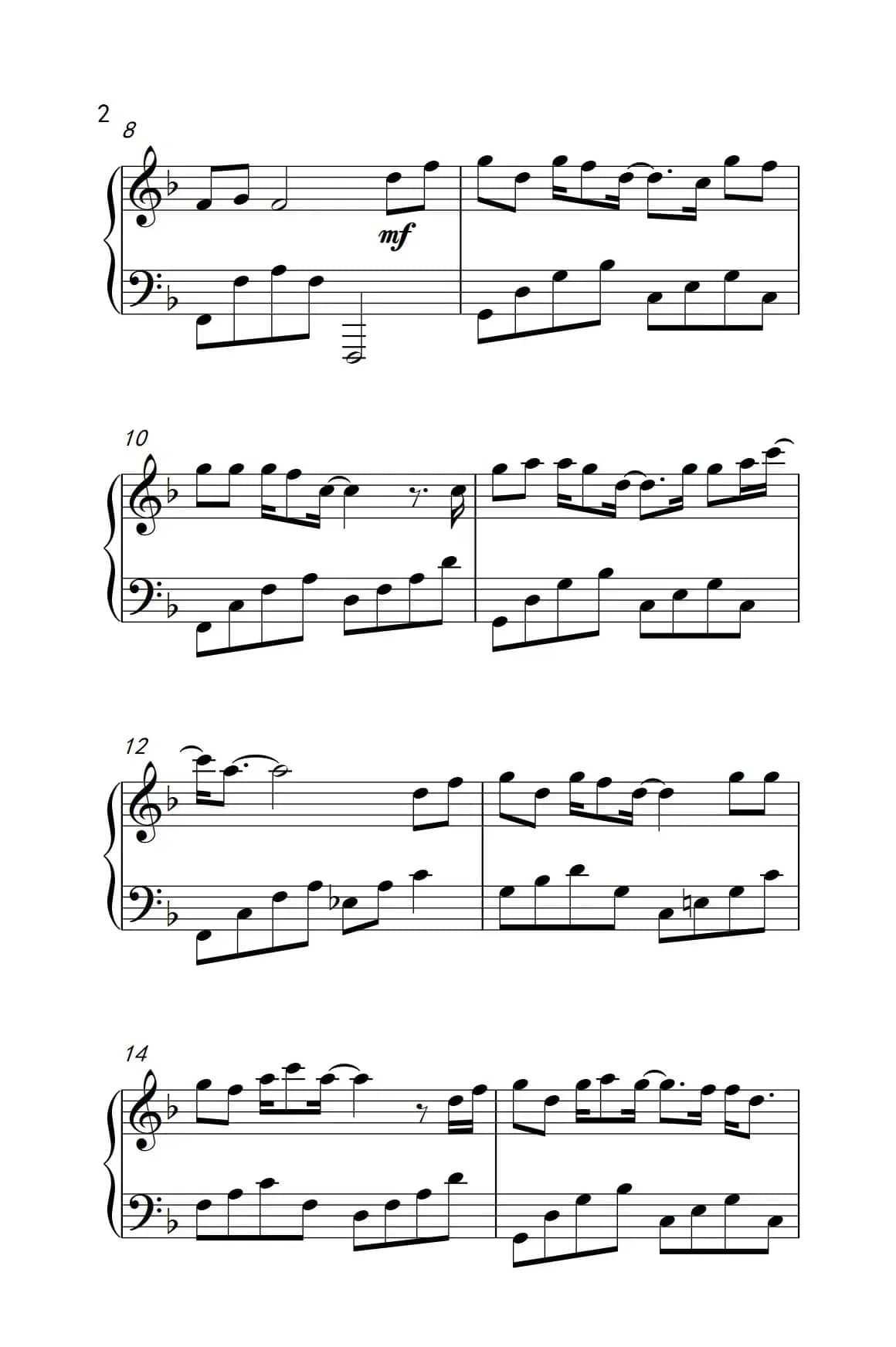 稳稳的幸福（《弹吧音教》制谱版）