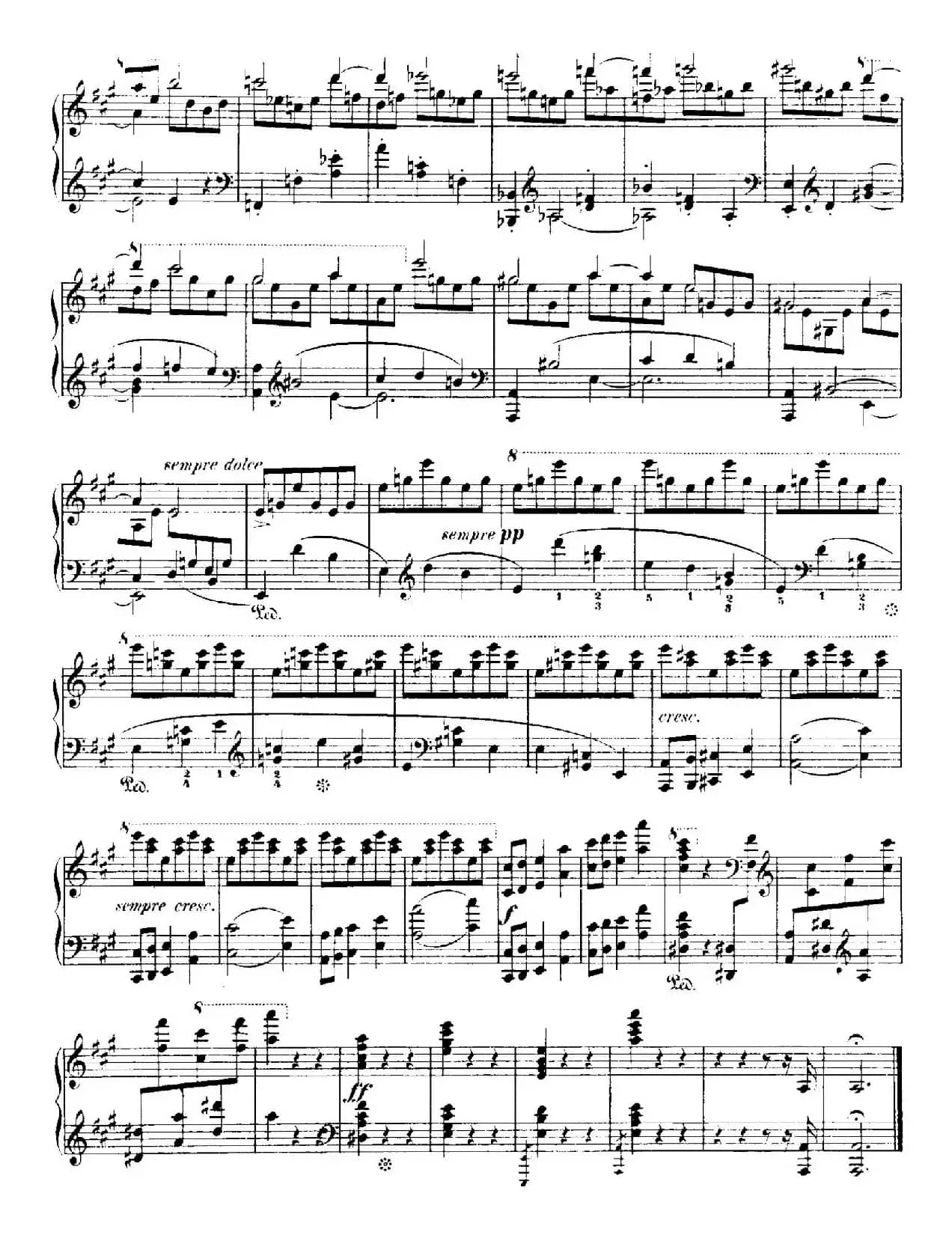 4 Valses Caprice（4首随想圆舞曲）（No. 1 in A）