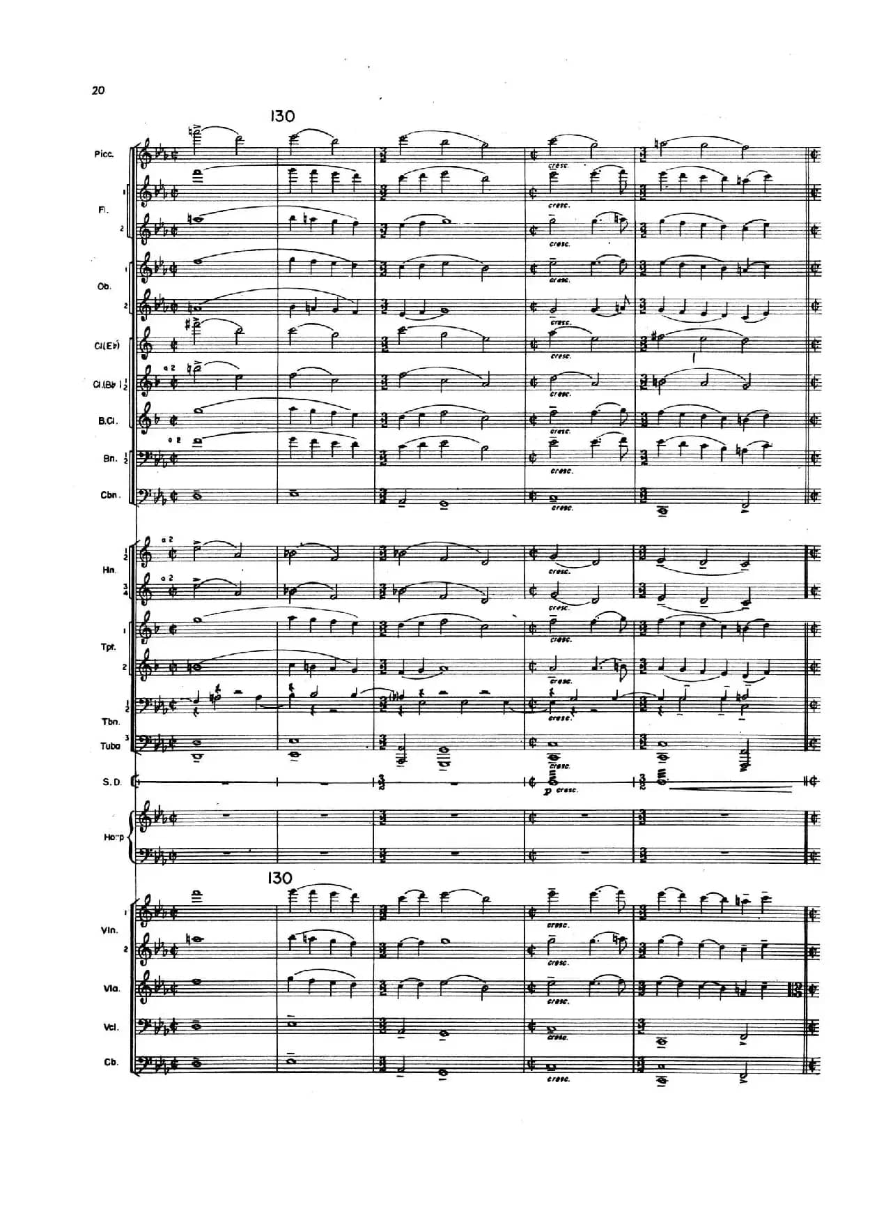 OVERTURE TO CANDIDE（《坎迪德》序曲）（交响乐总谱）