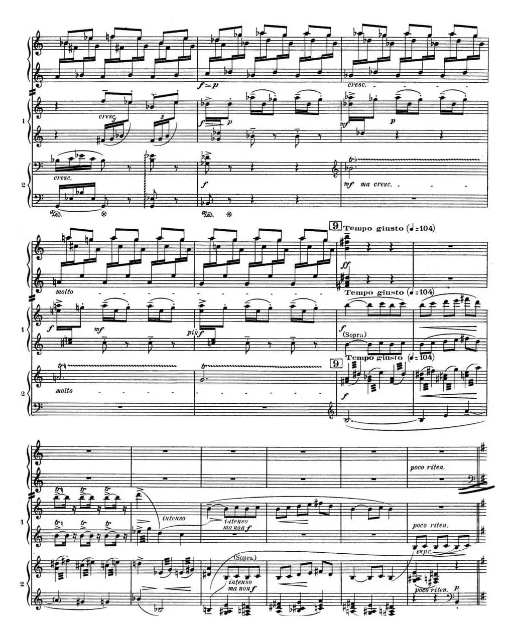 Nights in the Gardens of Spain 西班牙花园之夜 双钢琴版（Ⅰ-En el Generalife）