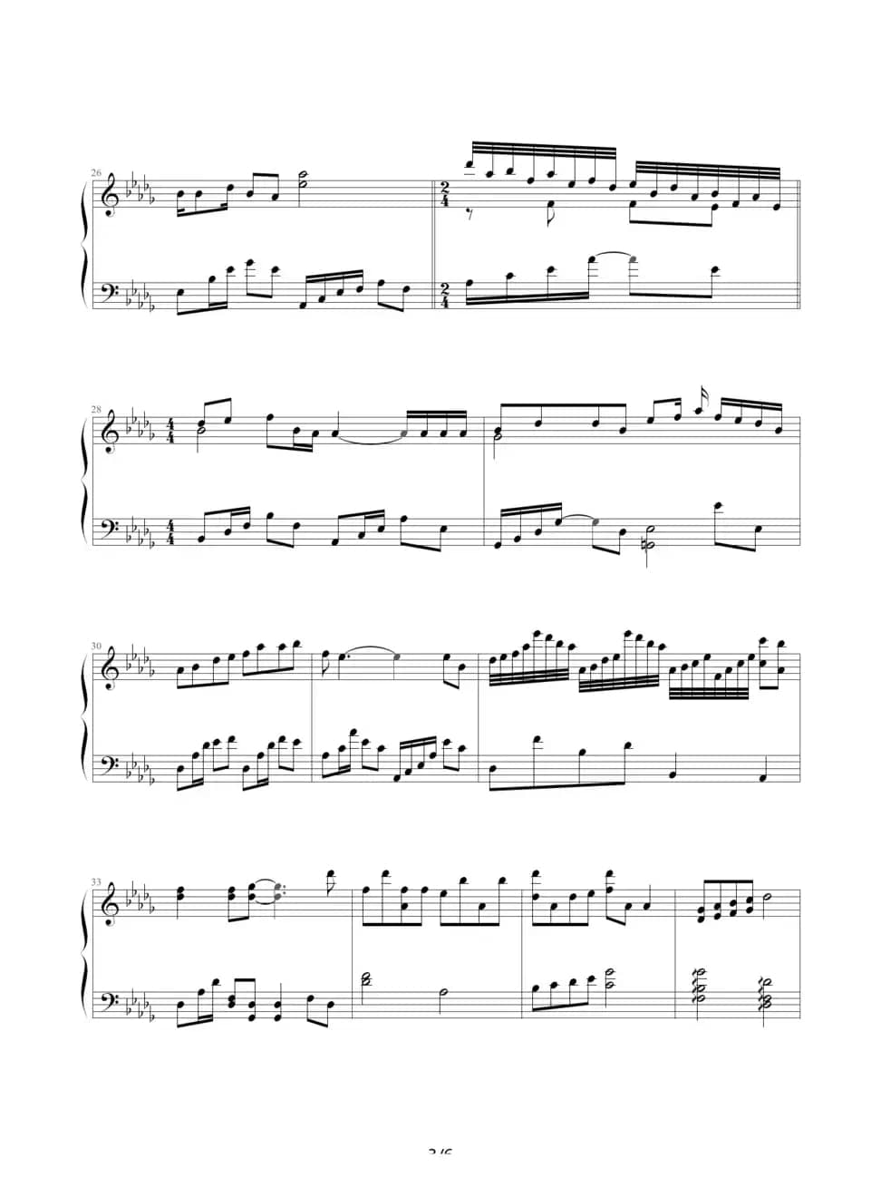 宁夏（“星星钢琴学员”制谱版）