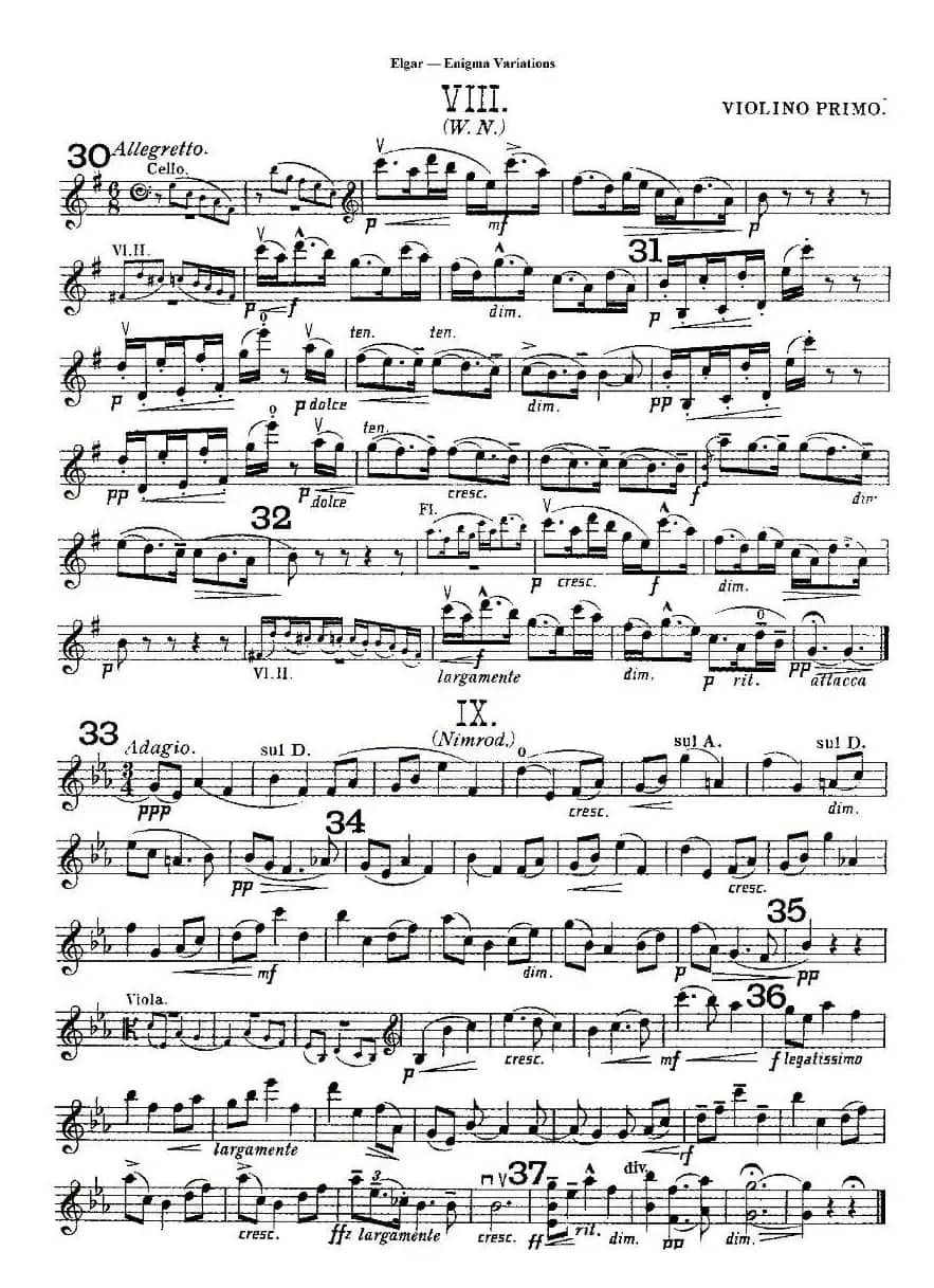 Edward Elgar Enigma Variations