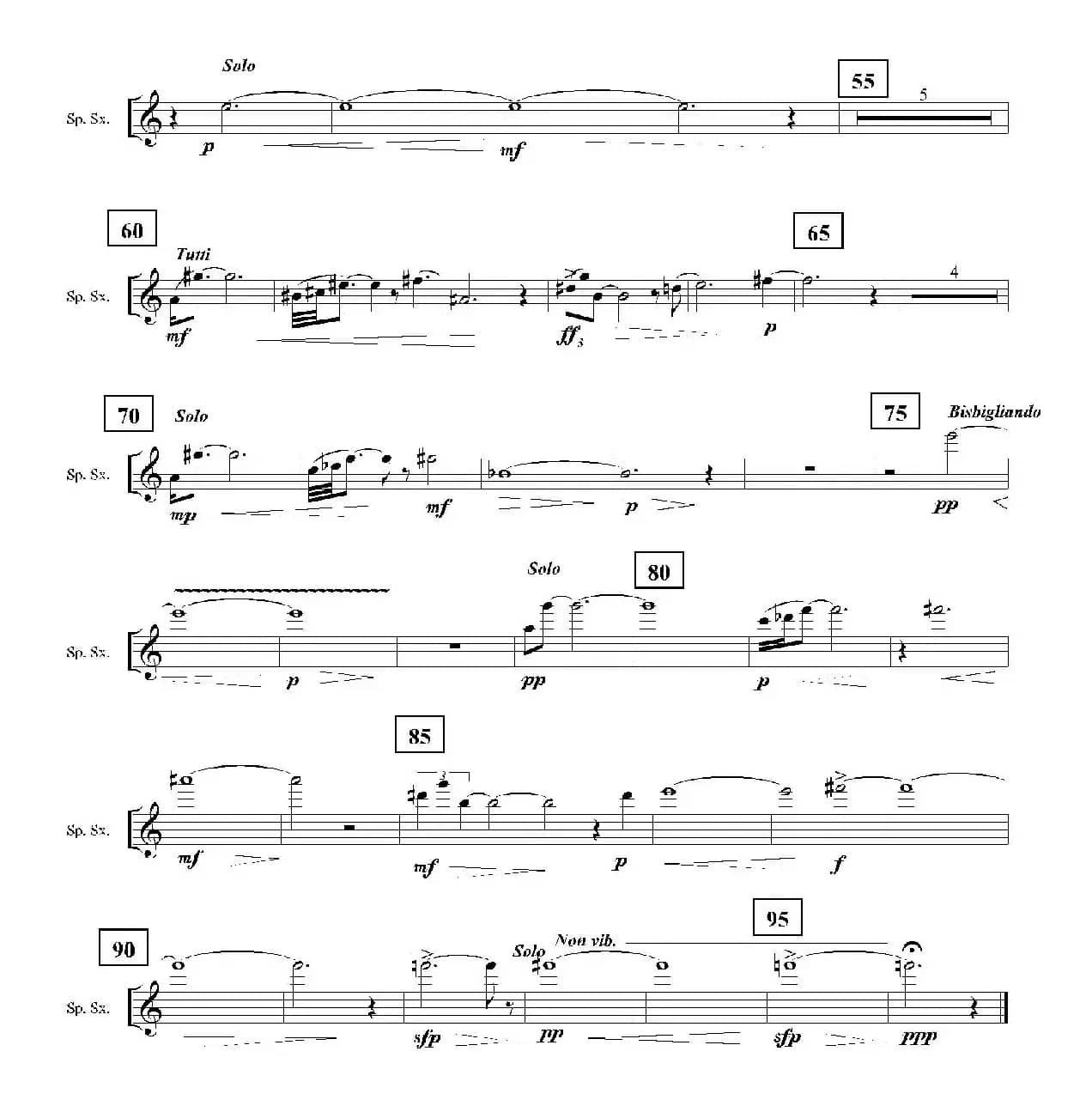 Ingravity（第三乐章）（高音萨克斯分谱）