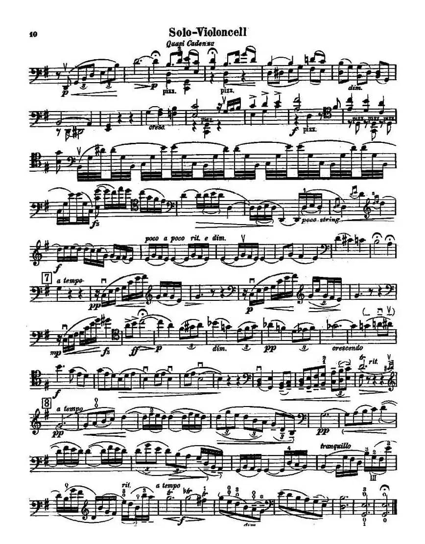 CELLO CONCERTO in B minor（大提琴）