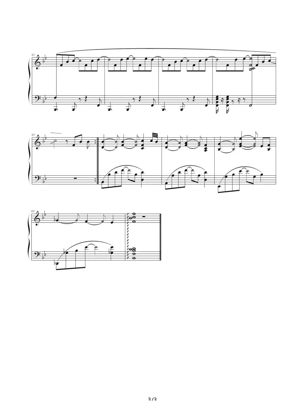 浪漫手机（05895464制谱版）