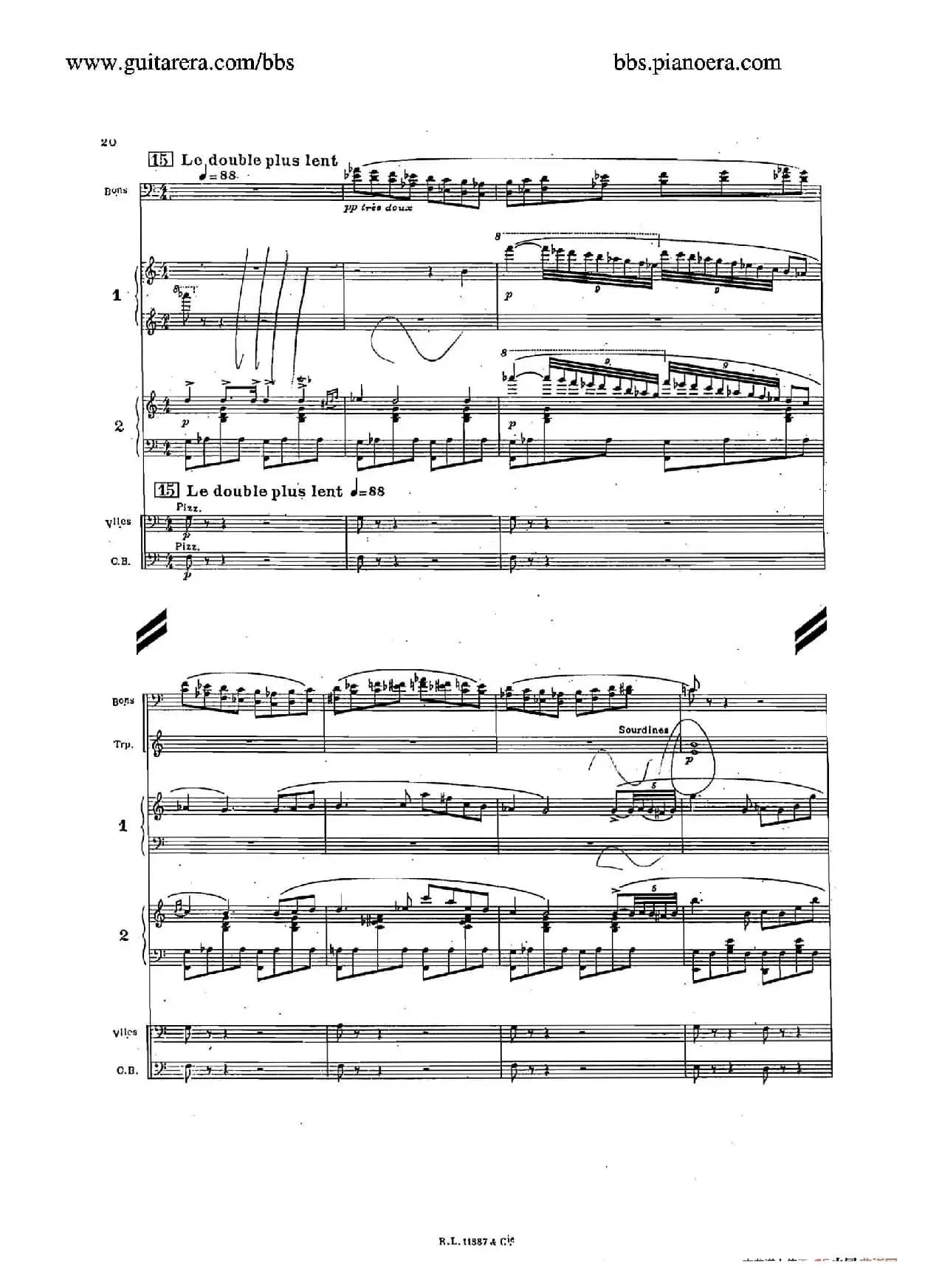 Concerto for 2 Pianos in d Minor（d小调双钢琴协奏曲·总谱）