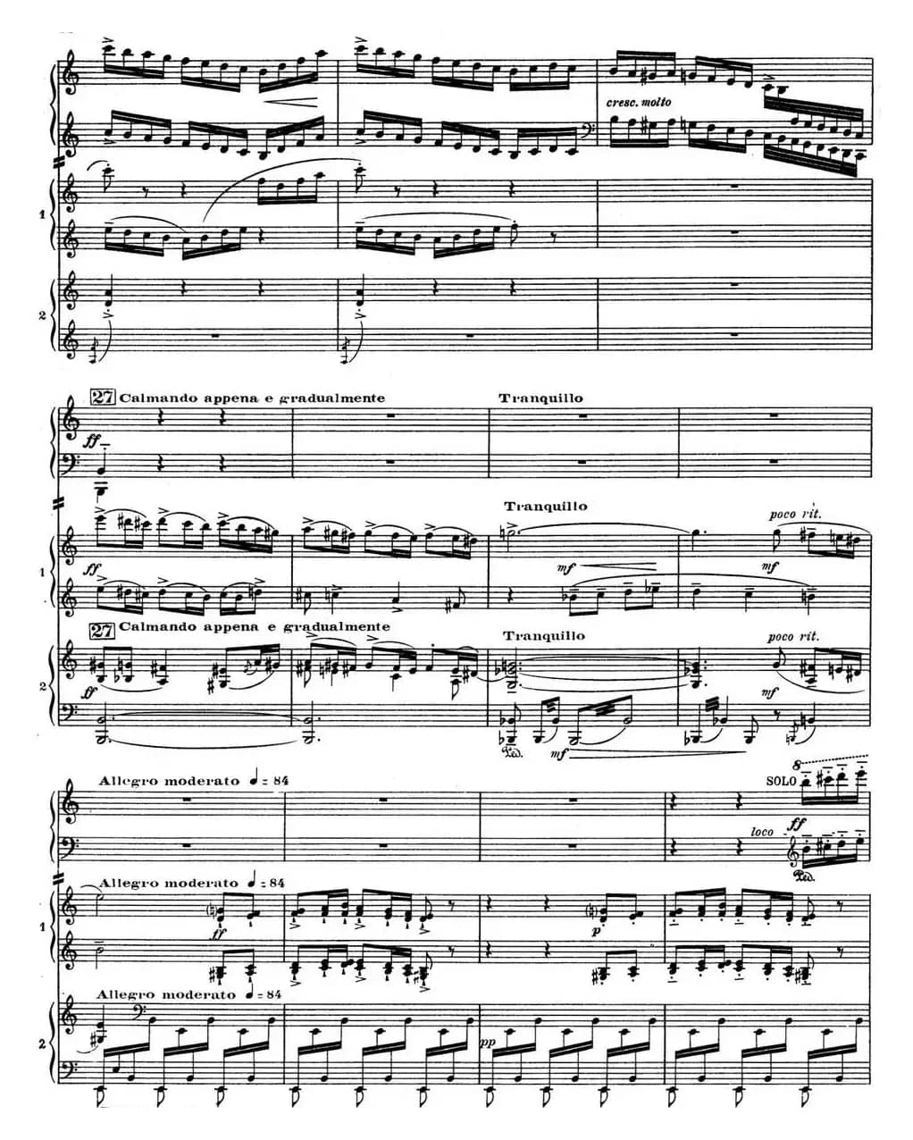 Nights in the Gardens of Spain 西班牙花园之夜 双钢琴版（Ⅲ-En los jardines de la Sierra de Cordoba）