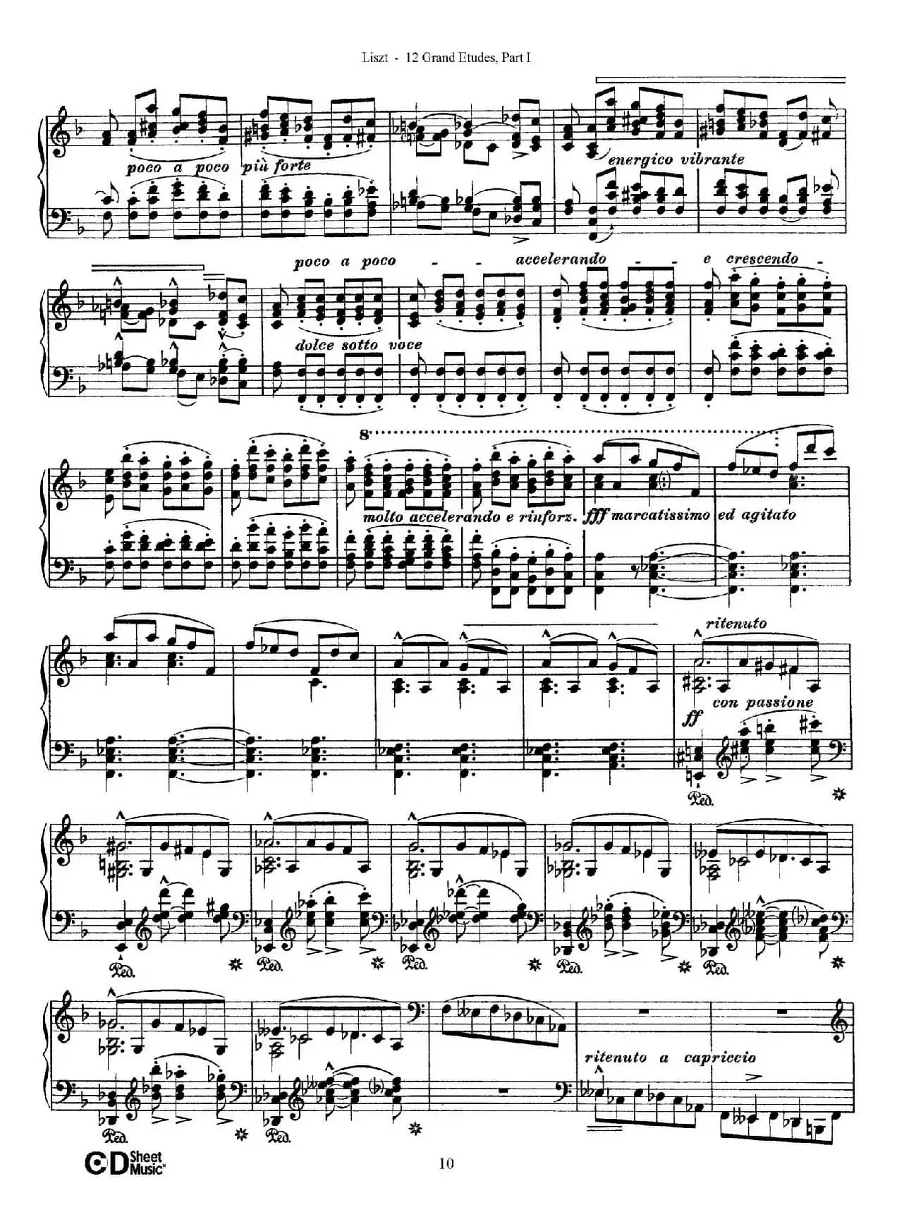 12 Grand Etudes S.137（12首华丽的练习曲·3）