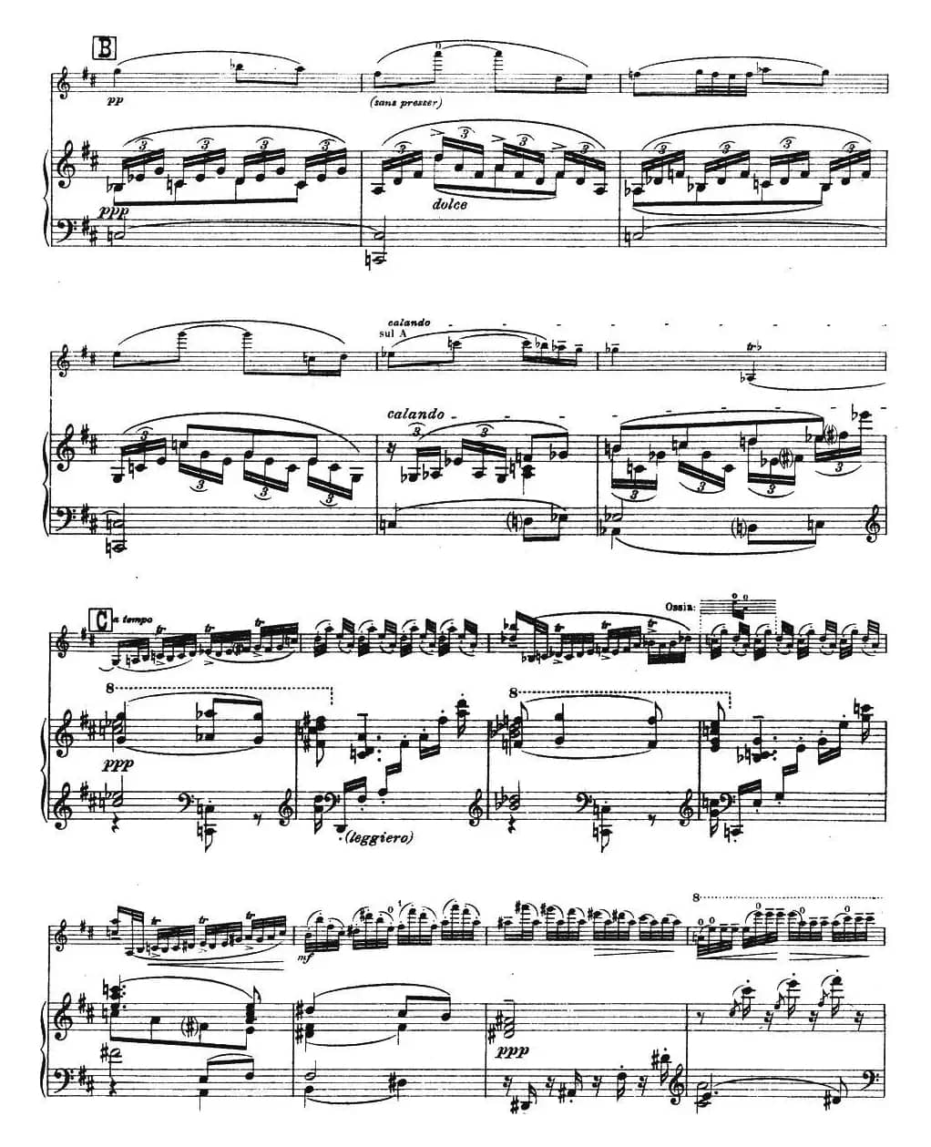 伊萨伊作品集：Au Rouet（小提琴+钢琴伴奏）