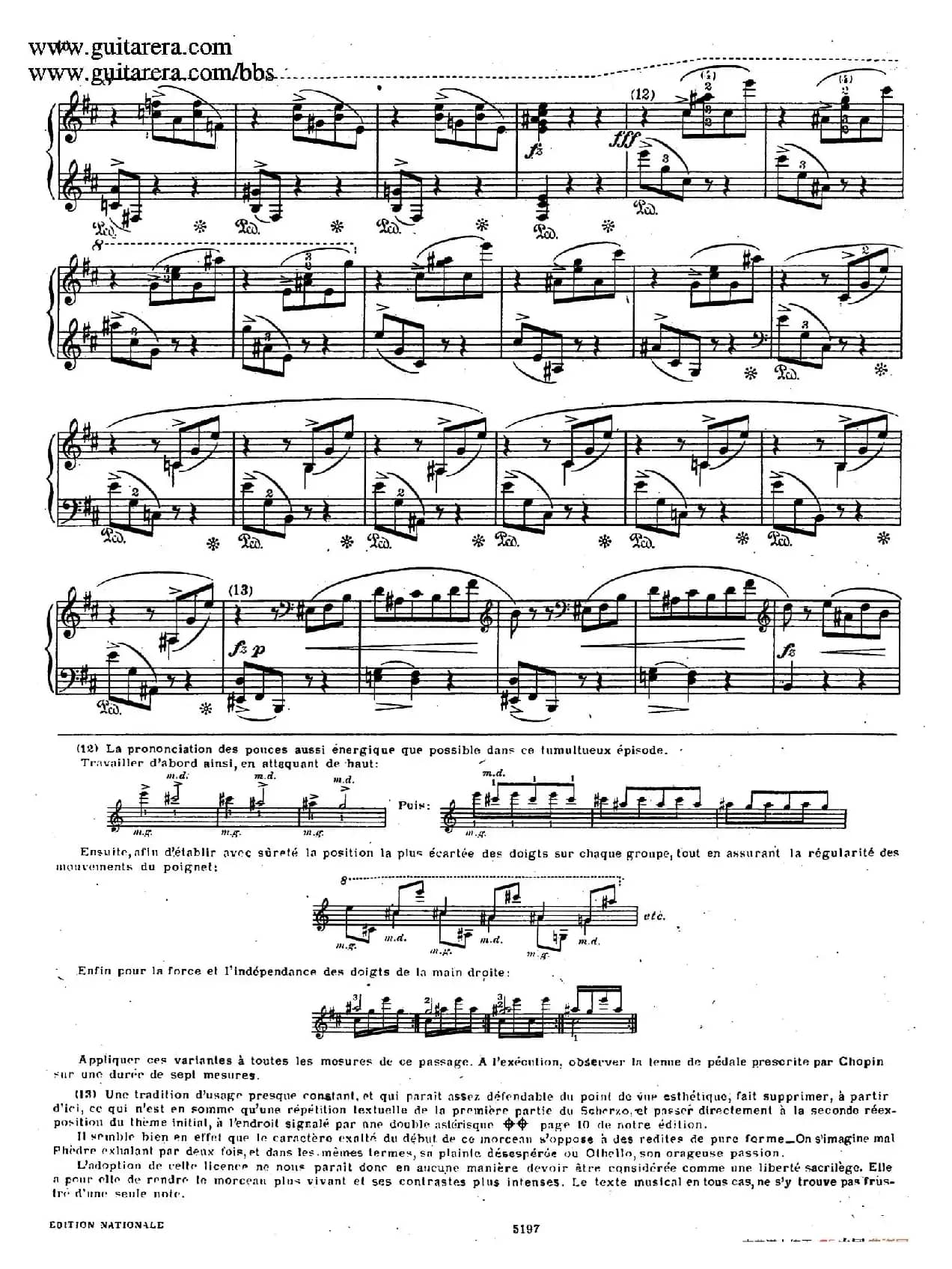 Scherzo No.1 in b Minor Op.20(b小调第一谐谑曲)