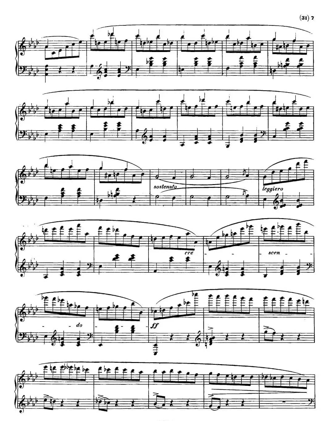 降A大调圆舞曲Op.42